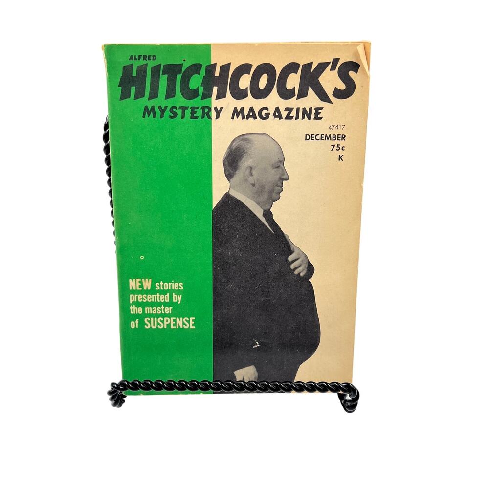 Vtg Alfred Hitchcock's Mystery‎ Magazine December 1972 Master Of Suspense